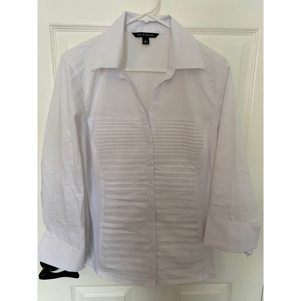 Zac & Rachel Button Down Dress Shirt 3/4 Sleeve